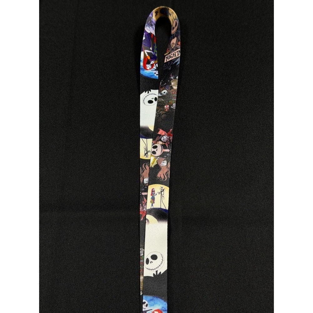 Disney Nightmare Before Christmas Lanyard Jack Skellington Sally ID Badge Holder - Picture 4 of 6